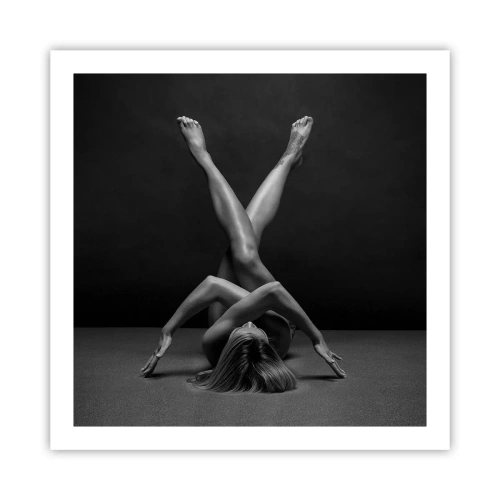 Poster - Geometry of Nakedness - 60x60 cm