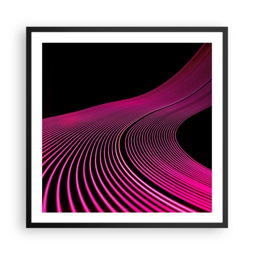 Poster in black frame - Alley of Light - 60x60 cm