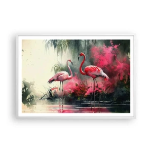 Poster in white frmae - Class of Natural Charm - 100x70 cm