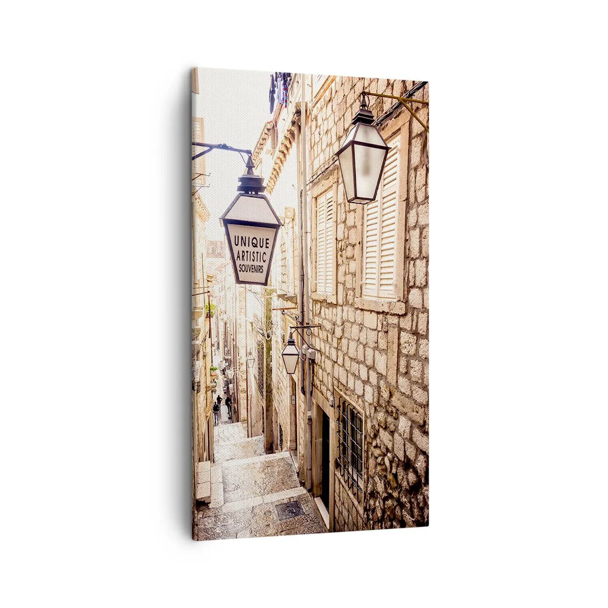 Canvas picture - Charming Alley - 45x80 cm