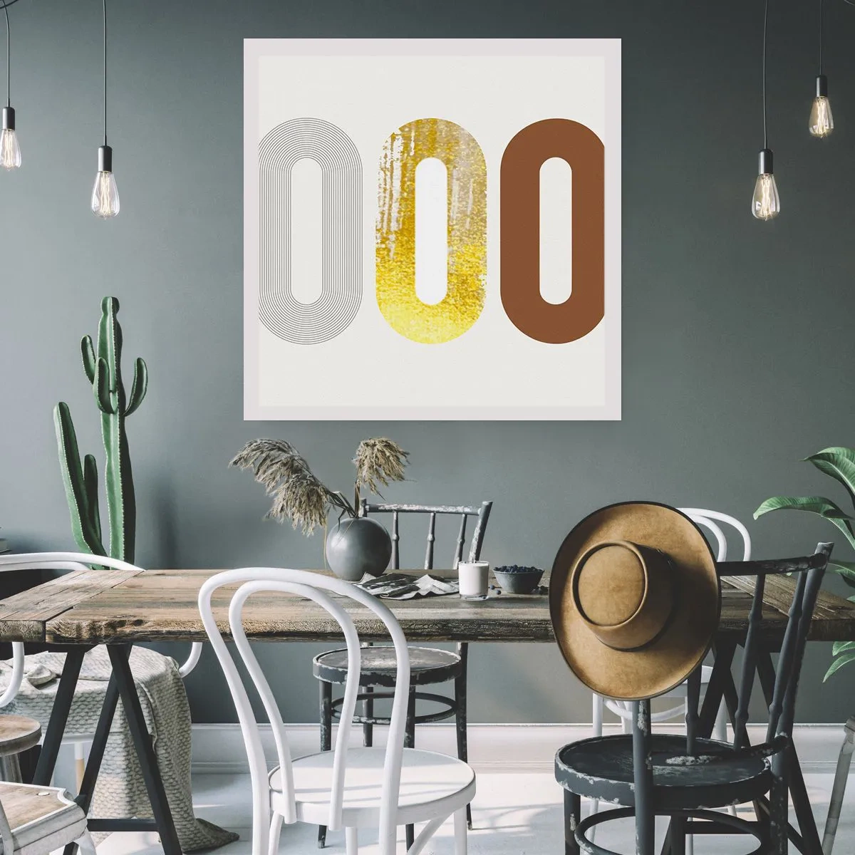 Poster - Ooo! - 60x60 cm