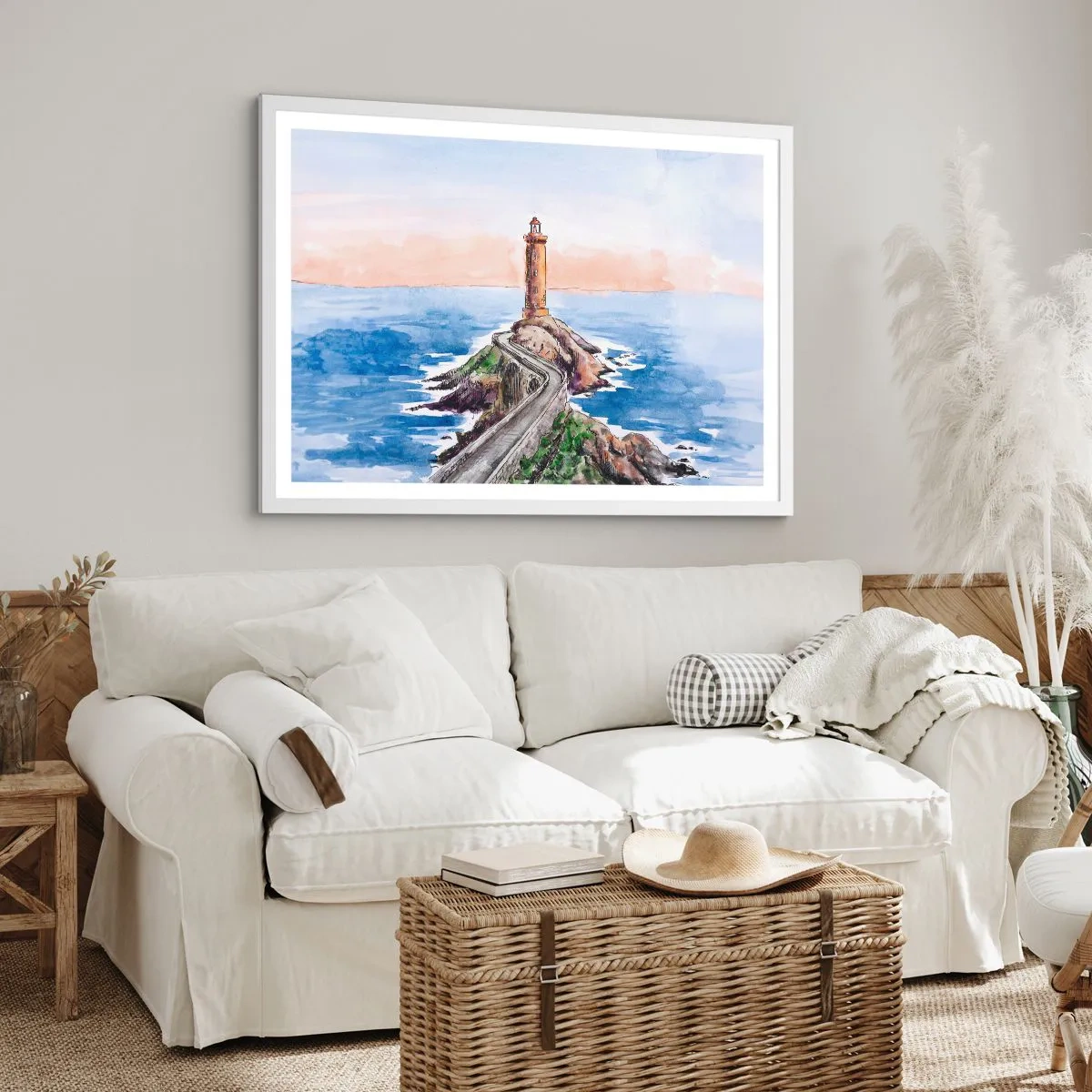 Poster in white frmae - In the Direction of the Sea - 40x30 cm