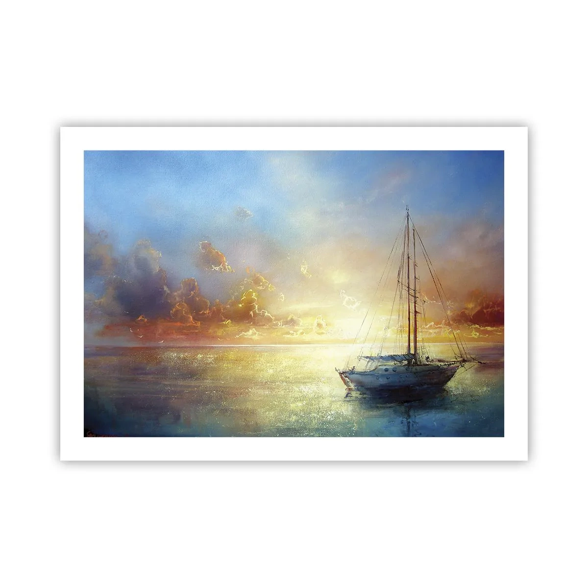 Poster - In a Golden Bay - 70x50 cm