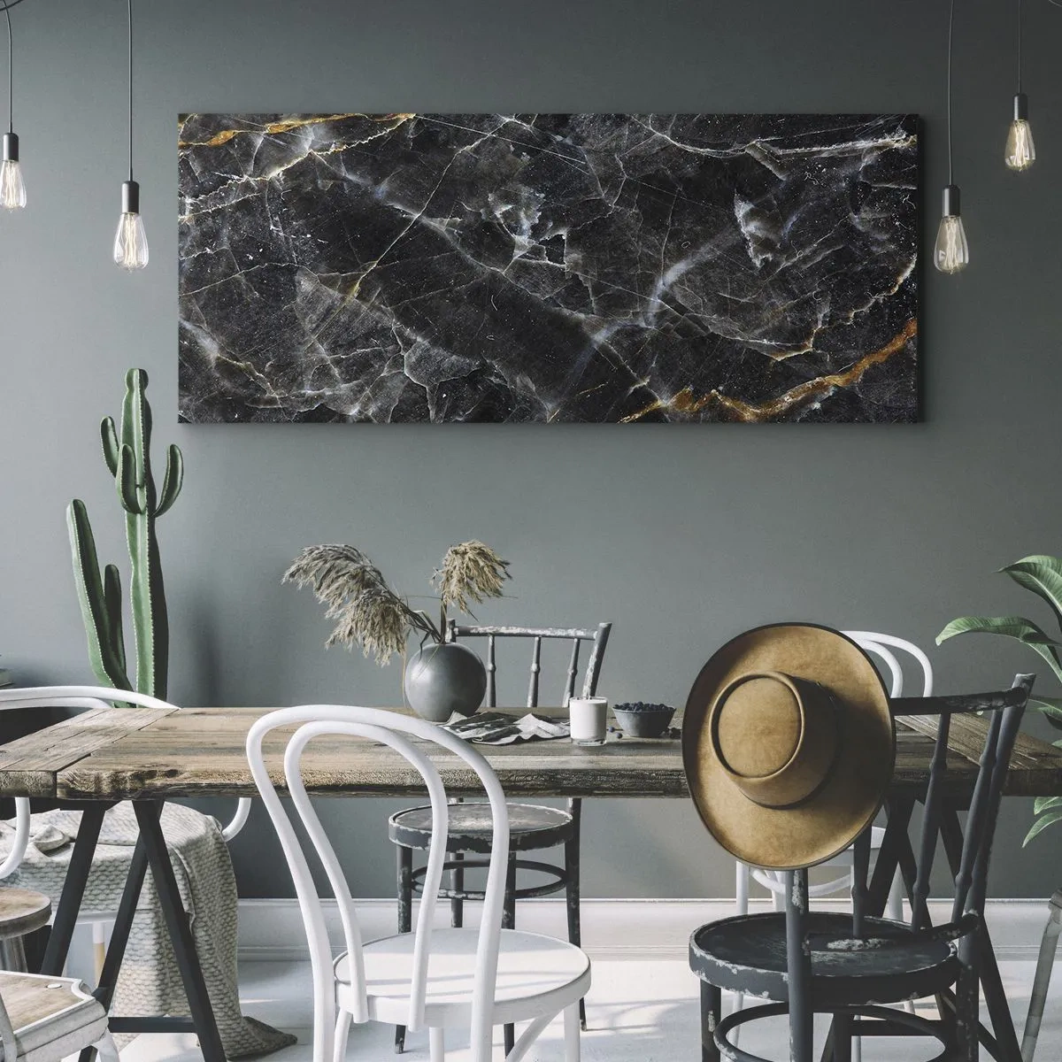 Canvas picture - Interior Life of a Stone - 100x40 cm