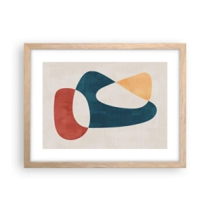 Poster in light oak frame - Influences and Metamorphoses - 40x30 cm