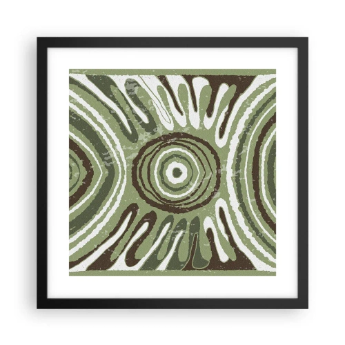 Poster in black frame - Explosion of Emotions - 40x40 cm