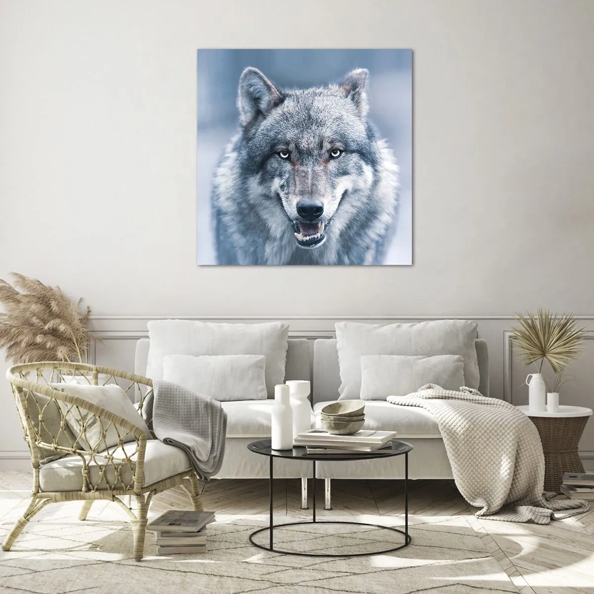 Glass picture - Will You Take Up the Challenge? - 30x30 cm