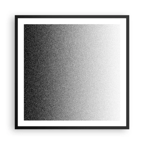 Poster in black frame - Towards Light - 60x60 cm