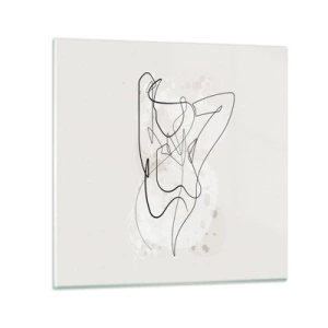 Glass picture - Art of Seduction - 40x40 cm