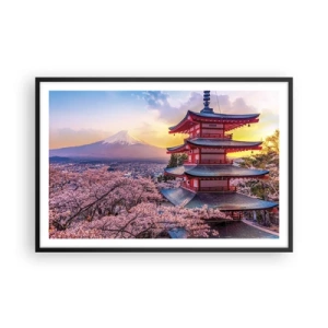 Poster in black frame - The Essence of Japanese Spirit - 91x61 cm