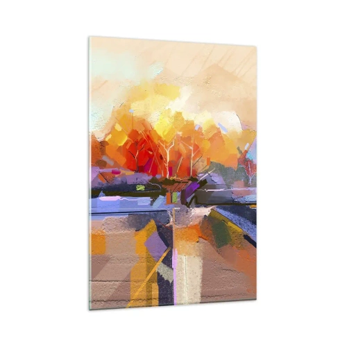 Glass picture - Autumn Has Arrived - 80x120 cm
