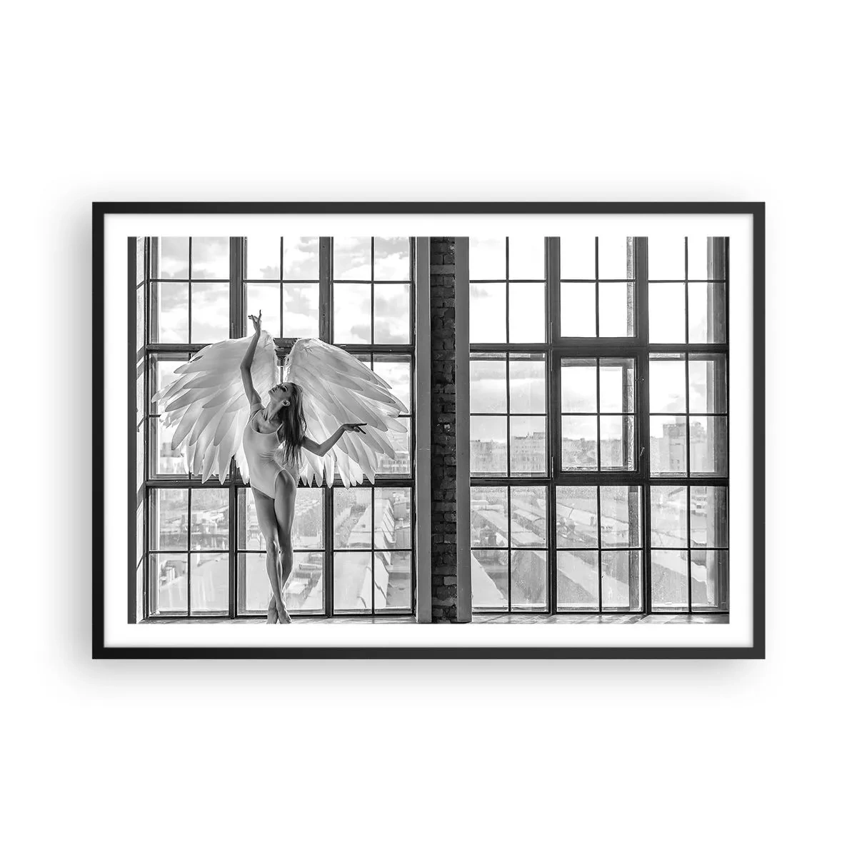 Poster in black frame - City of Angels? - 91x61 cm