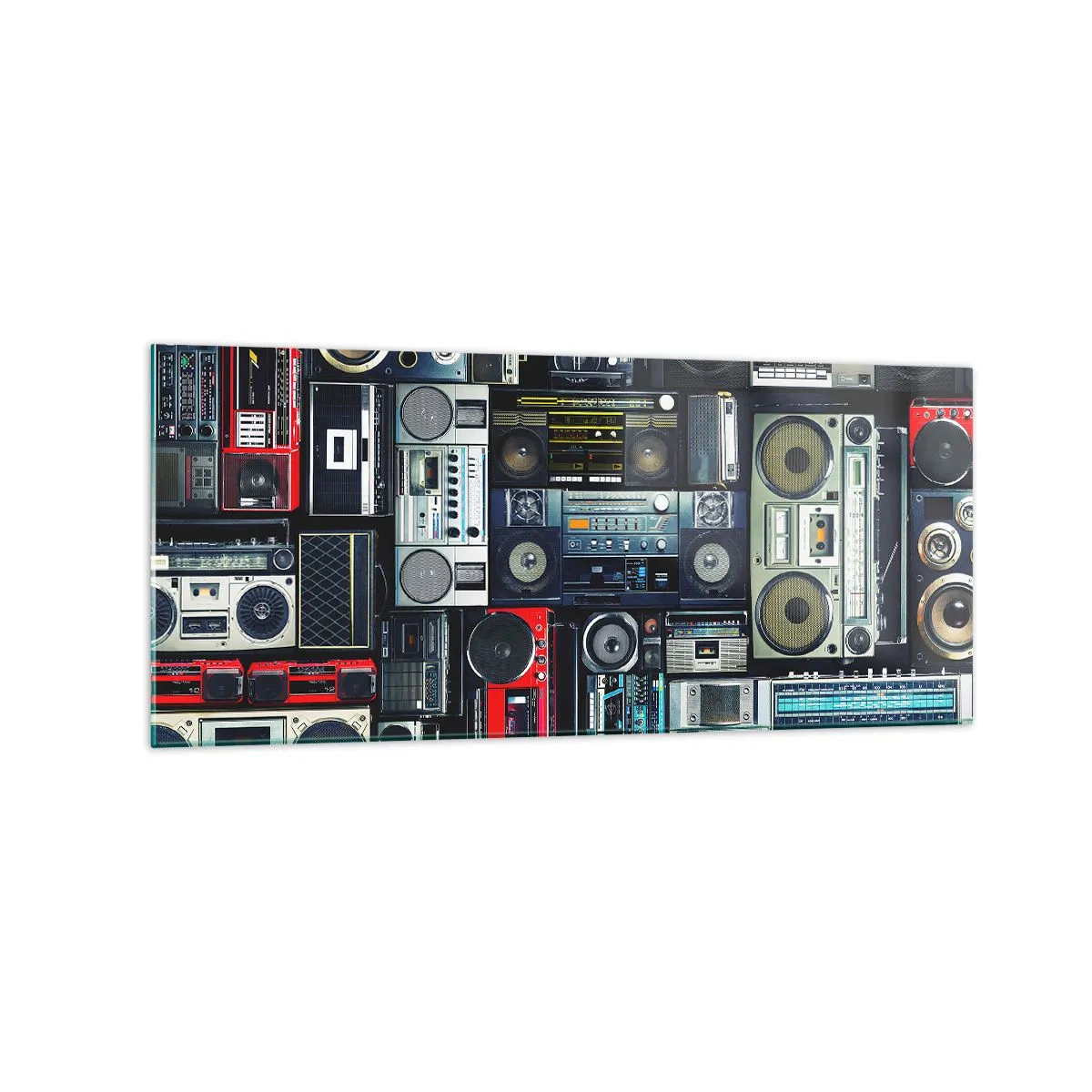 Glass picture - Nostalgy for the 80-ies - 120x50 cm