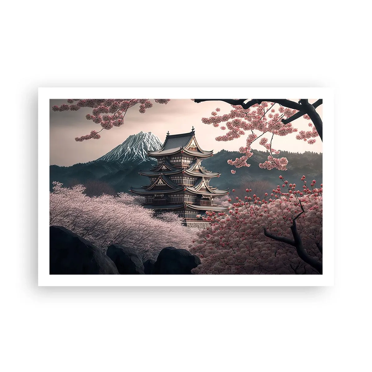 Poster - Land of Cherry Blossoms - 91x61 cm