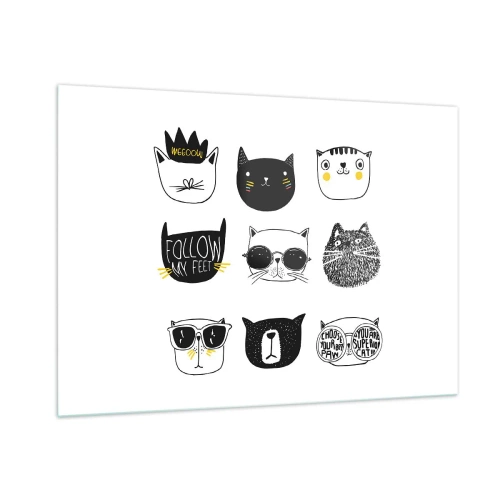 Glass picture - Each Is Different All the Same - 100x70 cm