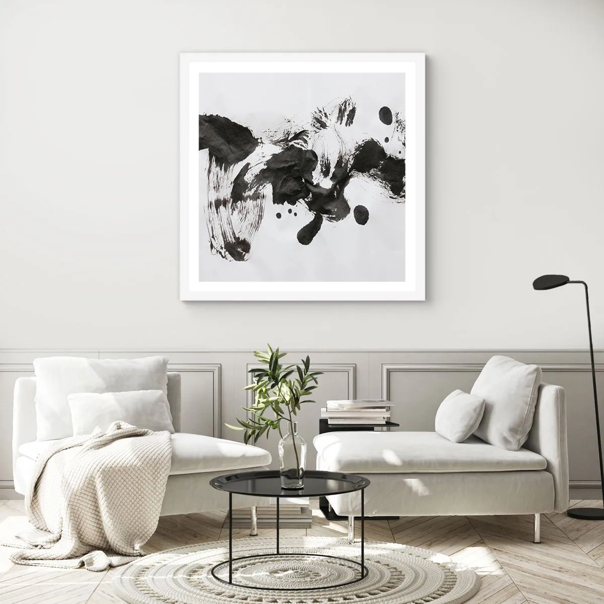 Poster in white frmae - A Method in Madness? - 30x30 cm