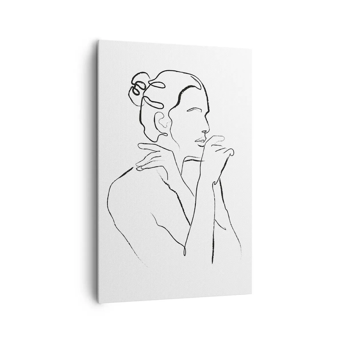 Canvas picture - Nude: Sensual Mystery - 80x120 cm