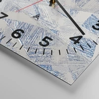 Clock face with numbers