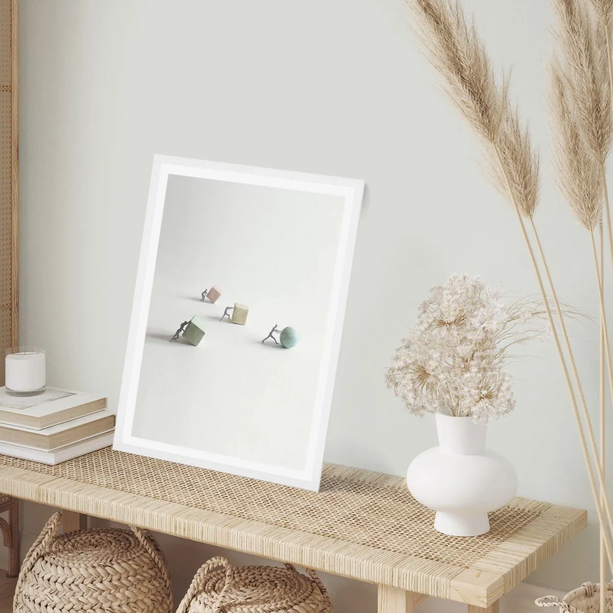 Poster in white frmae - That's Life - 30x40 cm