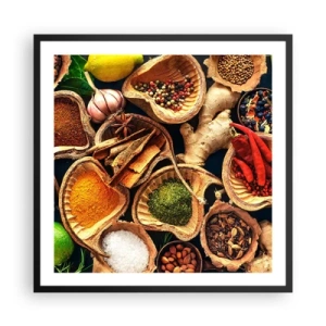 Poster in black frame - Take What You Want - 60x60 cm