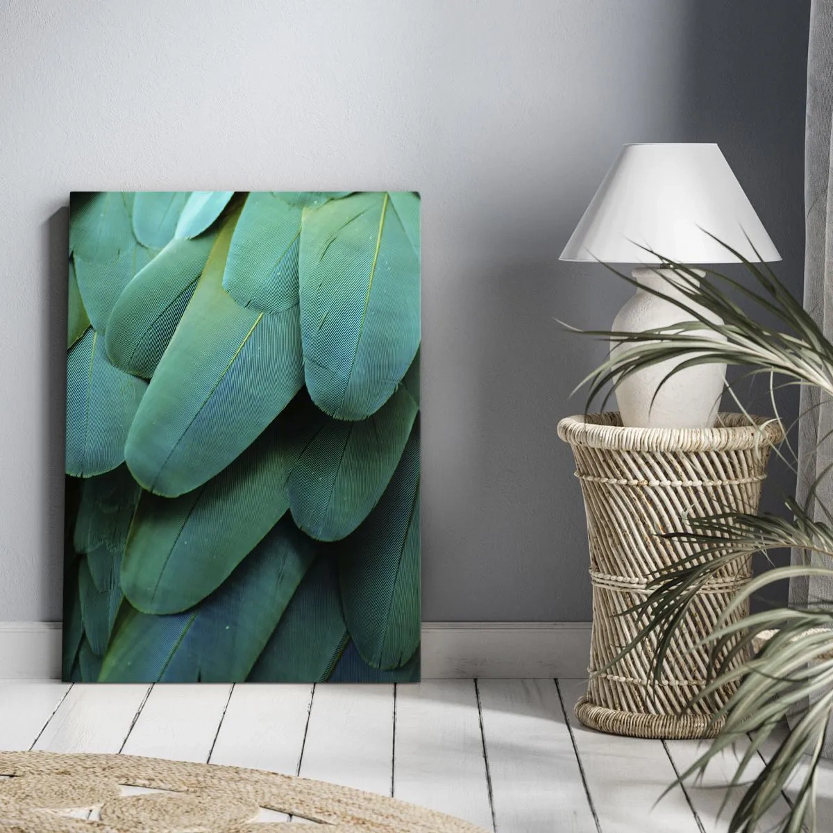 Canvas picture - Precision of Parrot Nature - 50x70 cm