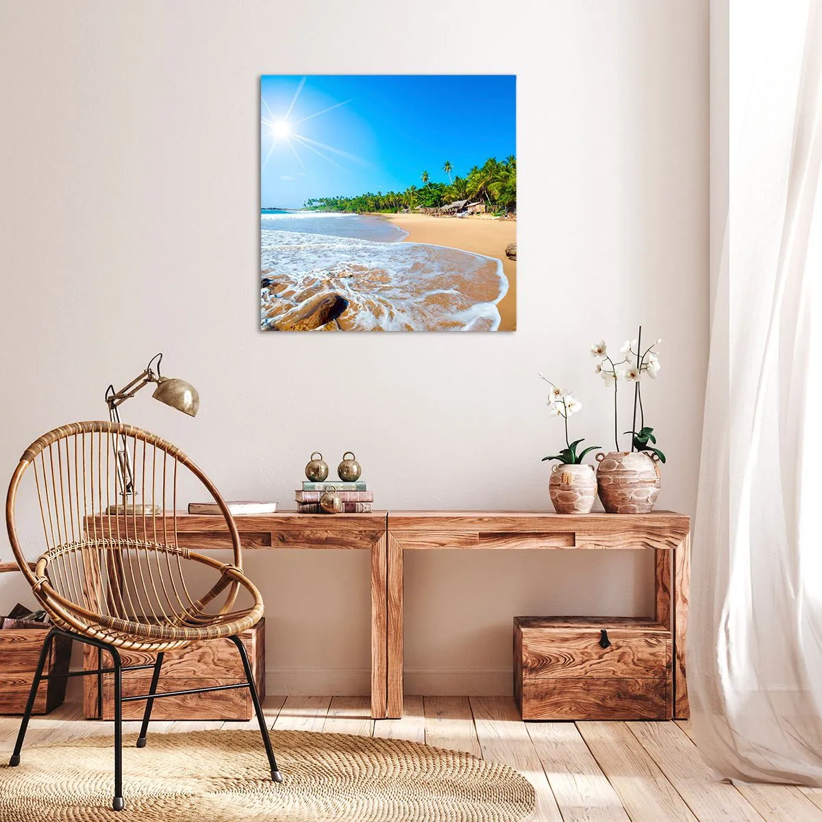 Canvas picture - Exotic Place for You - 40x40 cm