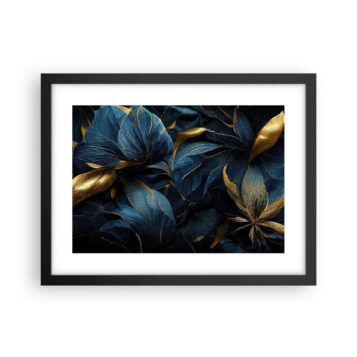 Poster in black frame - Lined with Gold - 40x30 cm