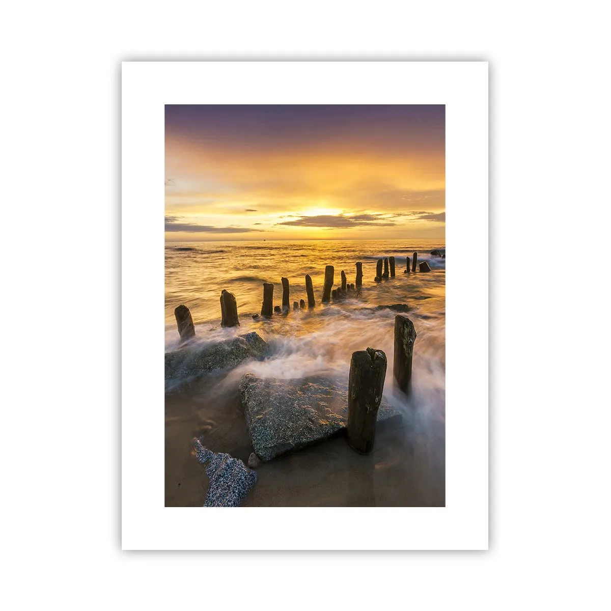 Poster - Raw Beauty of the Baltic Sea - 30x40 cm