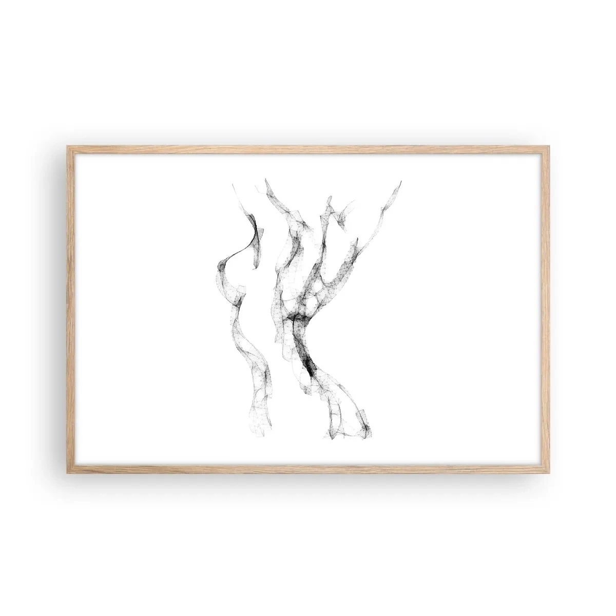 Poster in light oak frame - Beautiful and Strong - 91x61 cm