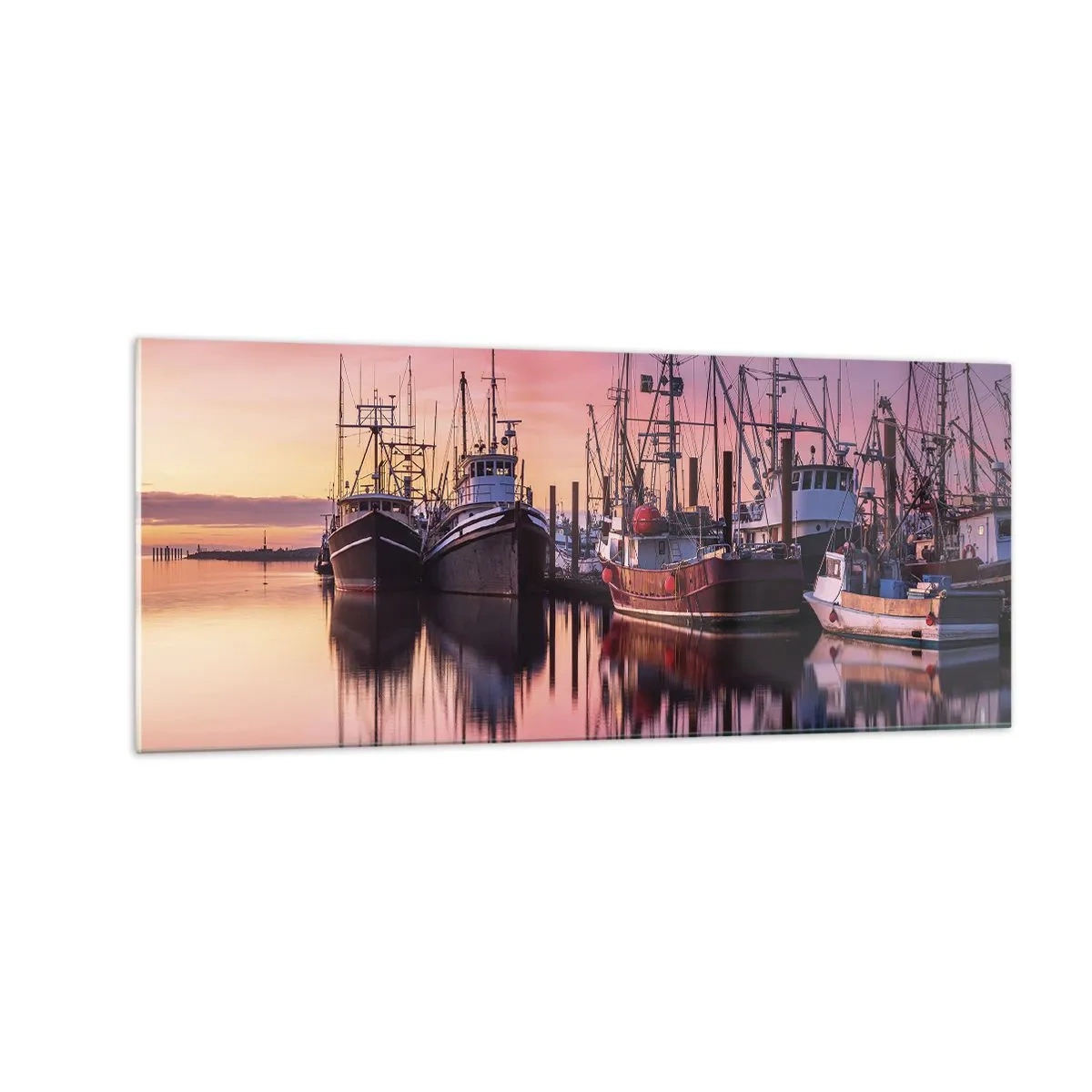 Glass picture - Before Dawn - 100x40 cm