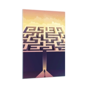 Glass picture - Decision Time - 70x100 cm