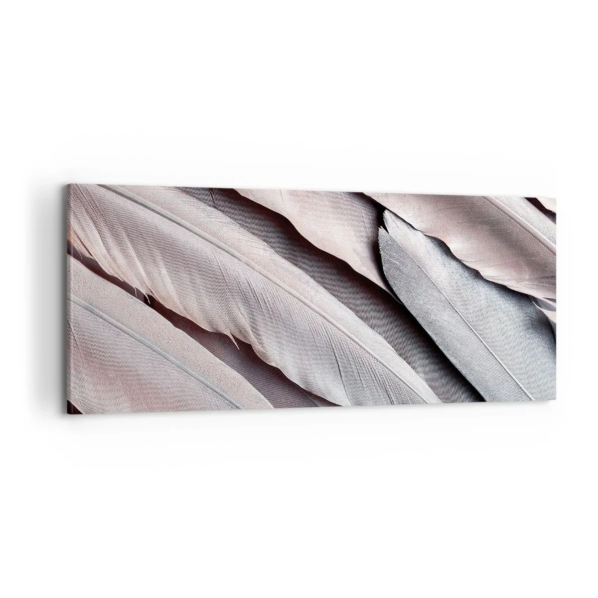 Canvas picture - In Pink Silverness - 100x40 cm