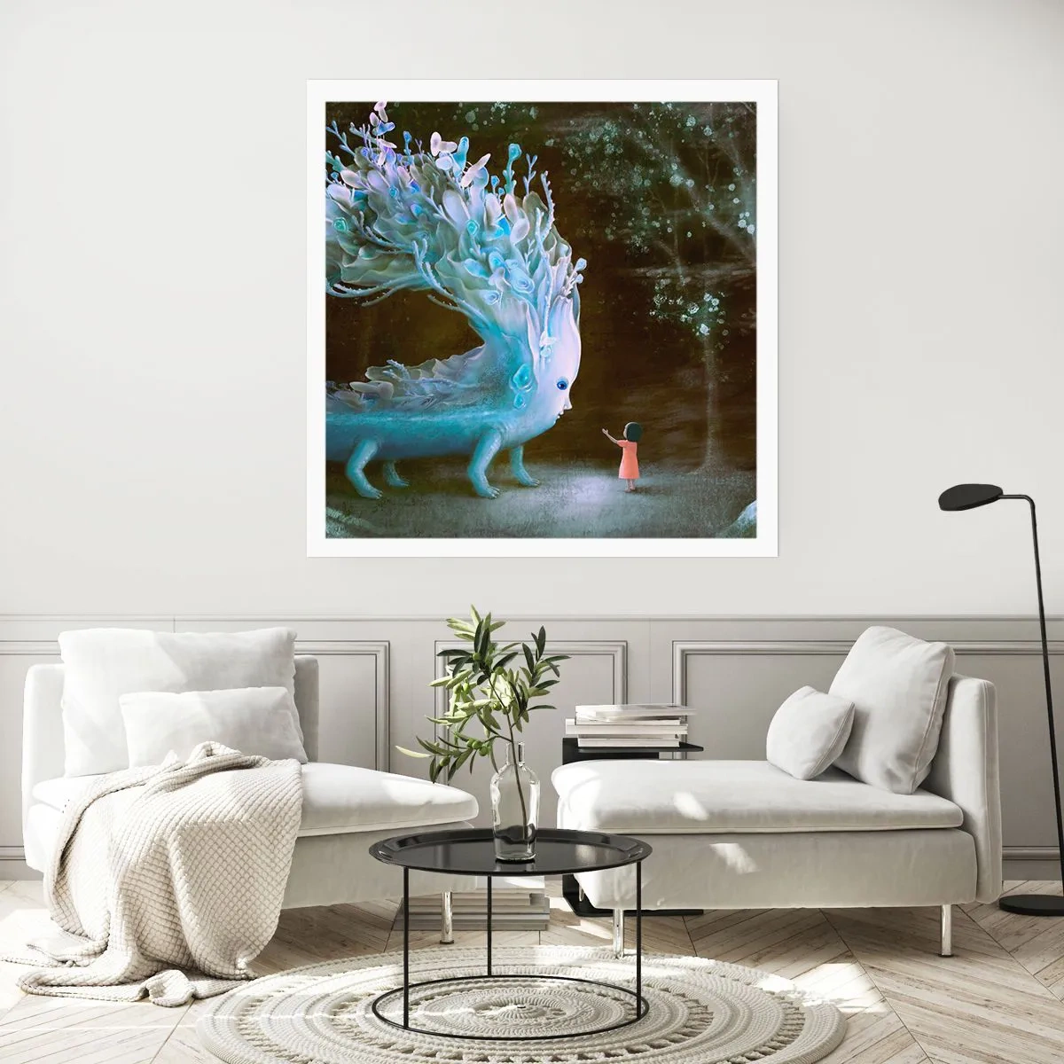 Poster - Fantastic Encounter - 30x30 cm