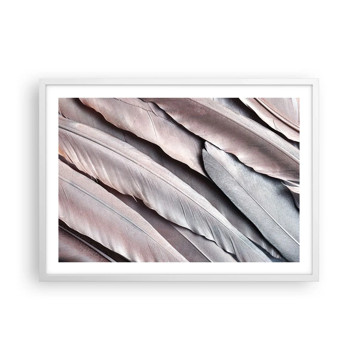 Poster in white frmae - In Pink Silverness - 70x50 cm