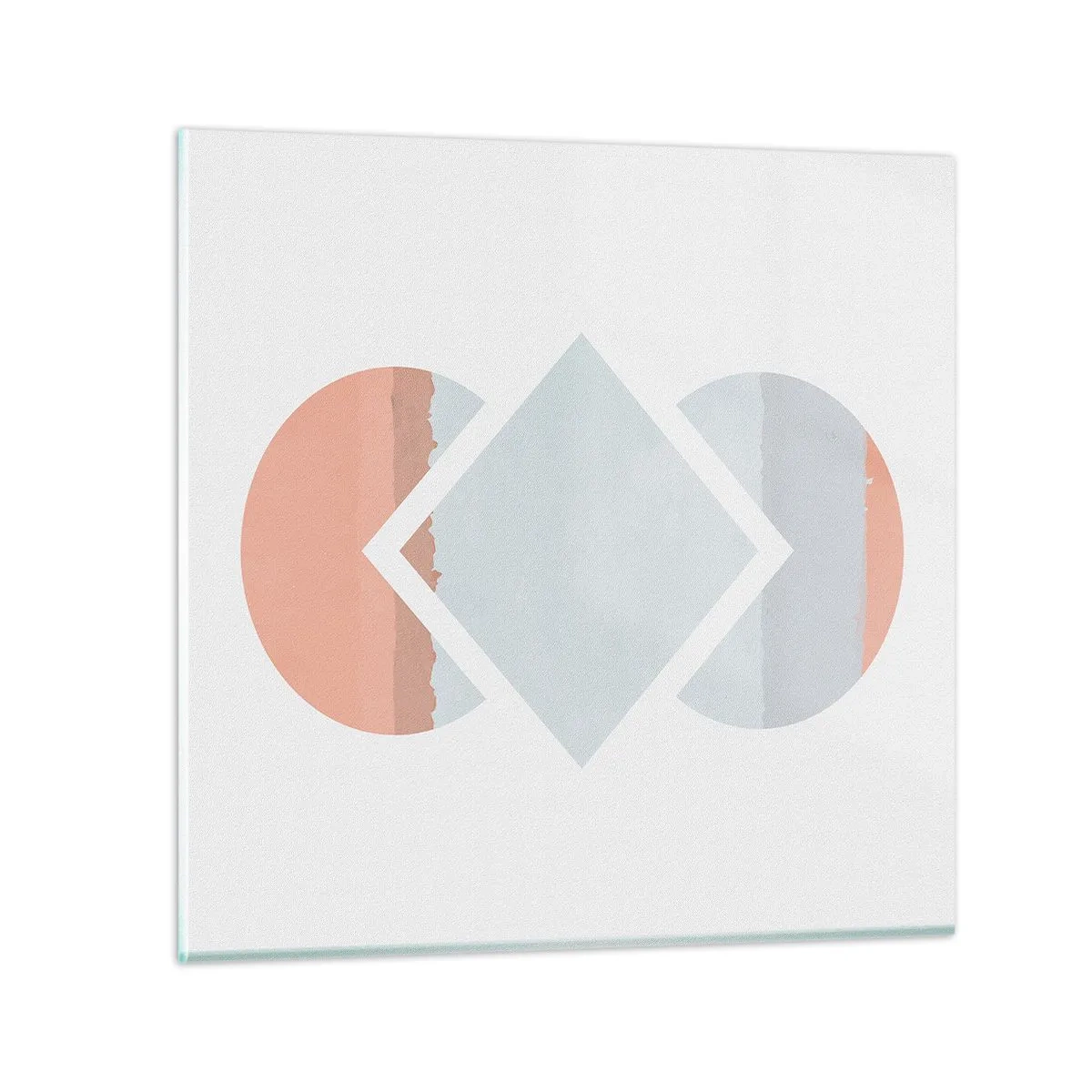 Glass picture - Situation Is Clear - 50x50 cm