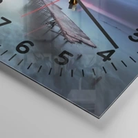 Clock face with numbers