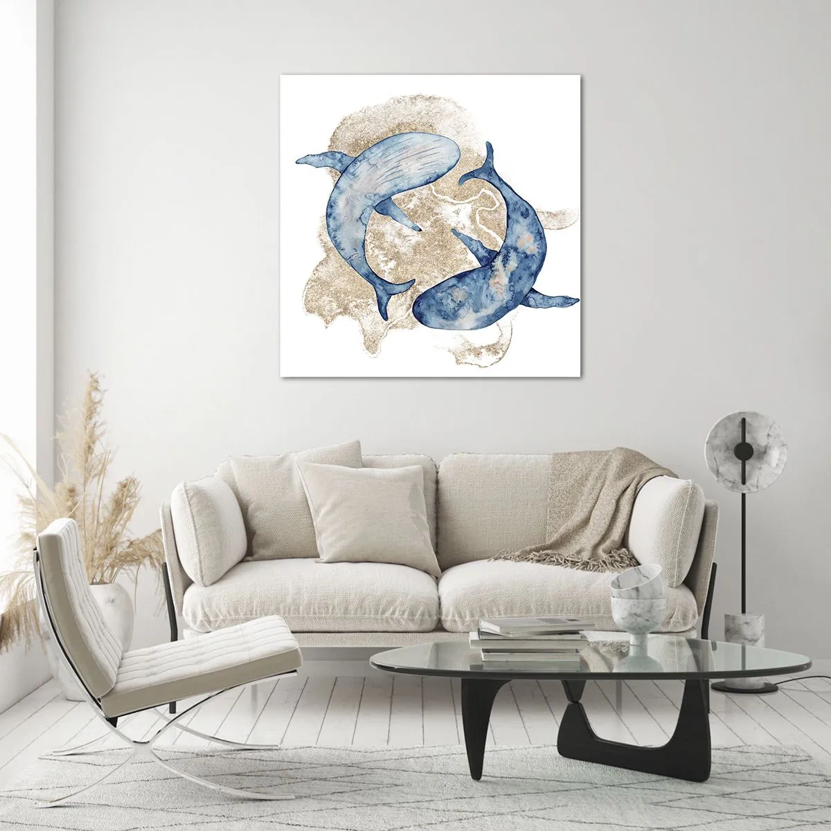 Glass picture - Frendship or Love? - 30x30 cm