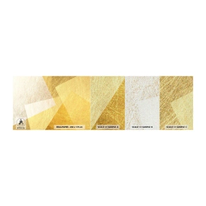 Photo Wallpaper Sample Premium Canvas - Weather of Geometry - Bright, Texture, Geometric - 100x30 cm