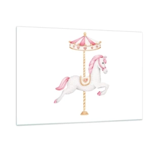 Glass picture - Off the Hoofs - 120x80 cm