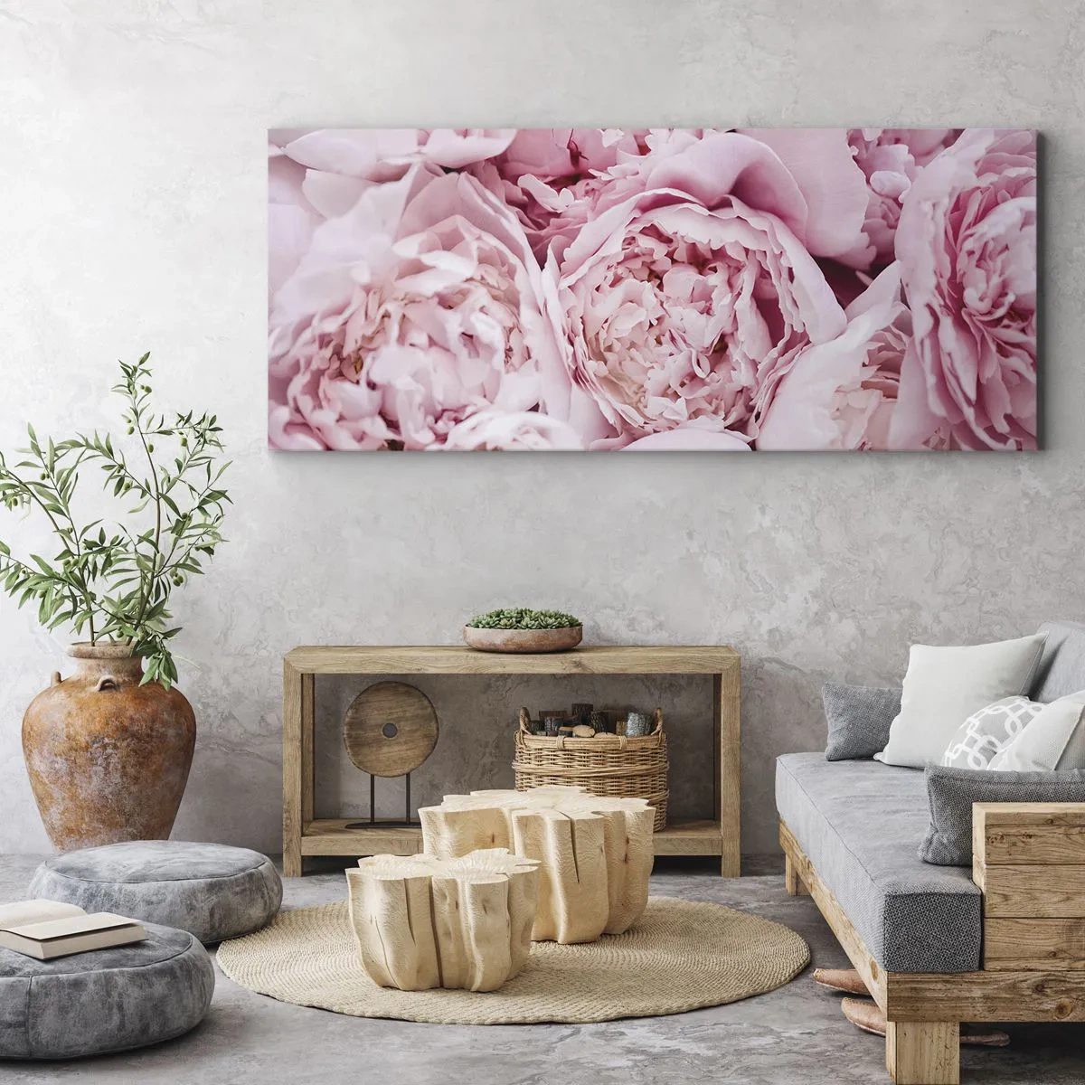 Canvas picture - Cuddly and Fragrant - 140x50 cm