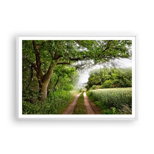 Poster in white frmae - Et in Arcadia Ego - 100x70 cm