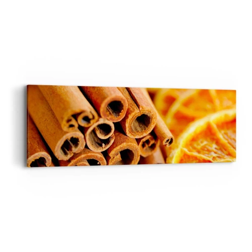 Canvas picture - Can You Smell the Aroma? - 90x30 cm