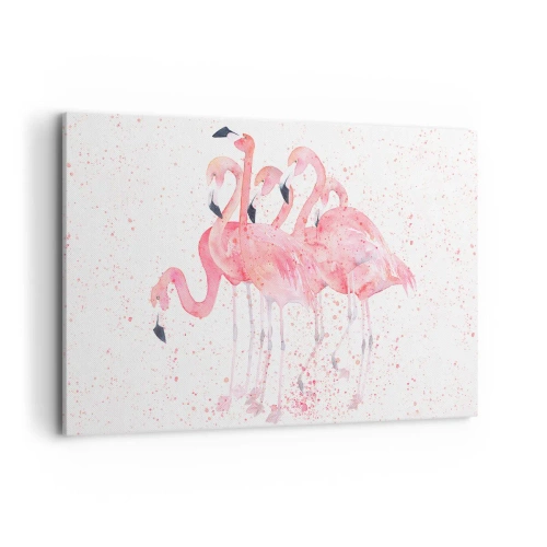 Canvas picture - Pink Power - 120x80 cm