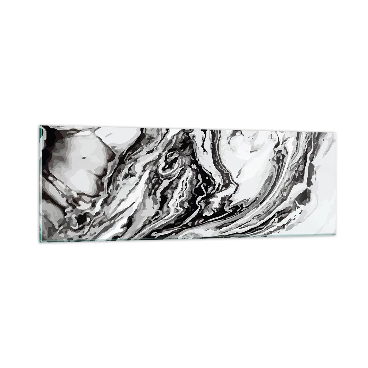 Glass picture - At the Beginning There Was Chaos - 90x30 cm