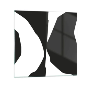 Glass picture - Positive - Negative - 30x30 cm