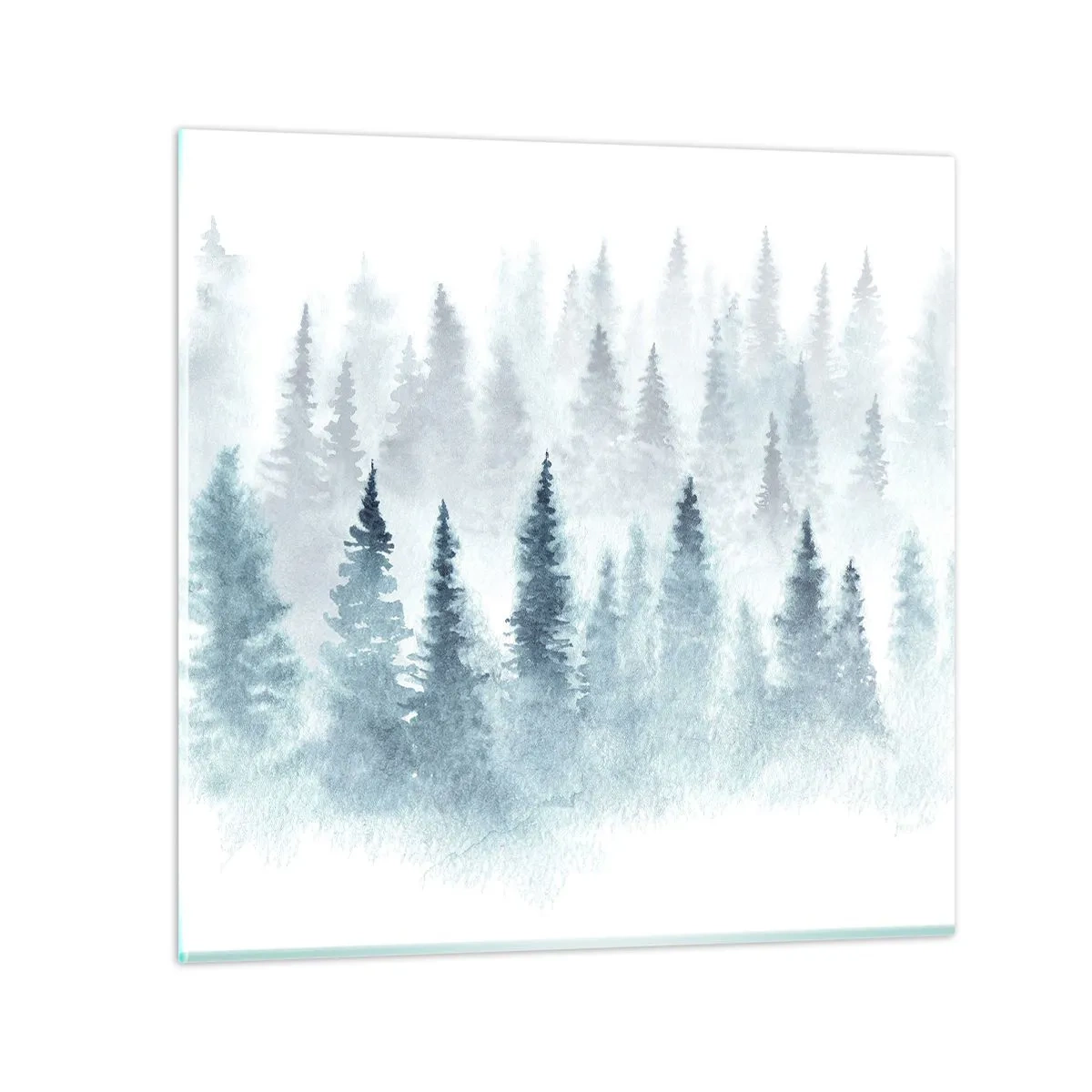 Glass picture - Wrapped up in a Fog - 30x30 cm