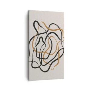 Canvas picture - Everything Is Tangled UP - 45x80 cm