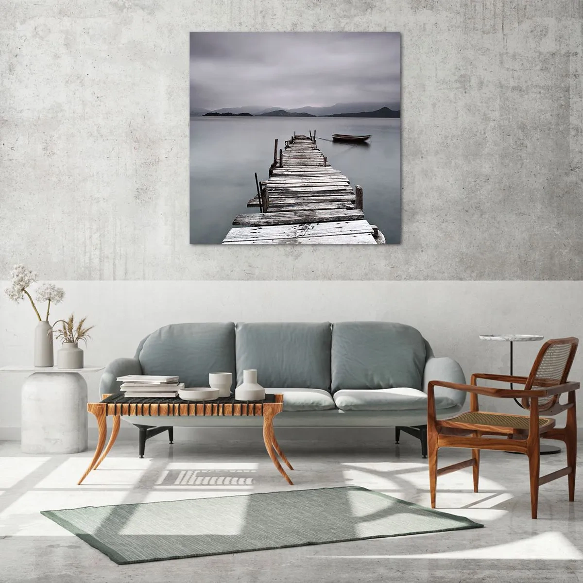 Glass picture - Tomorrow You Can Go - 60x60 cm