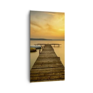 Canvas picture - I Will Open up Golden Sky before You - 65x120 cm