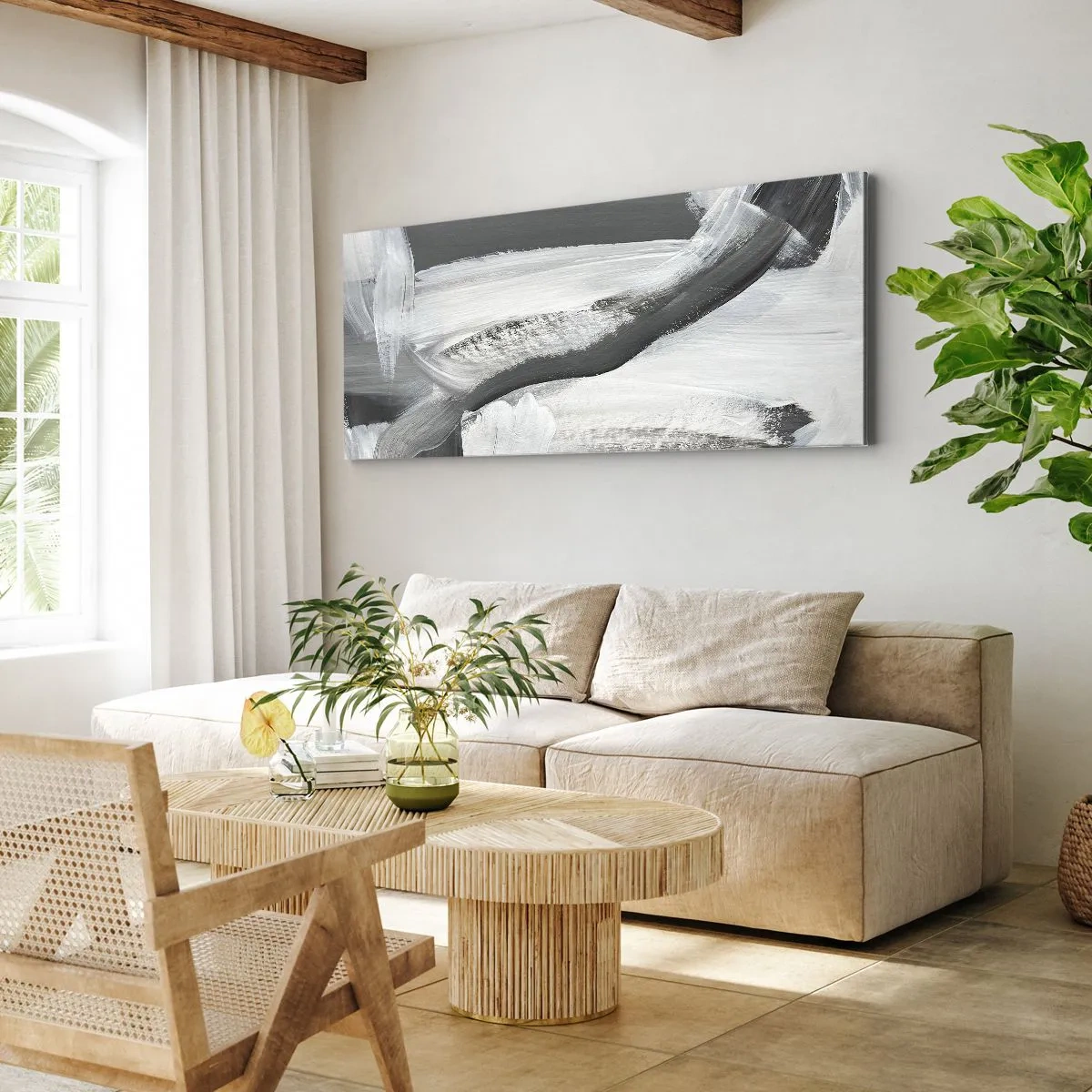 Canvas picture - With a Decisive Move - 120x50 cm
